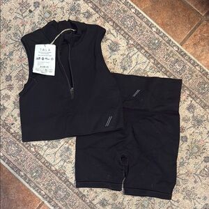 Women's Black workout set
